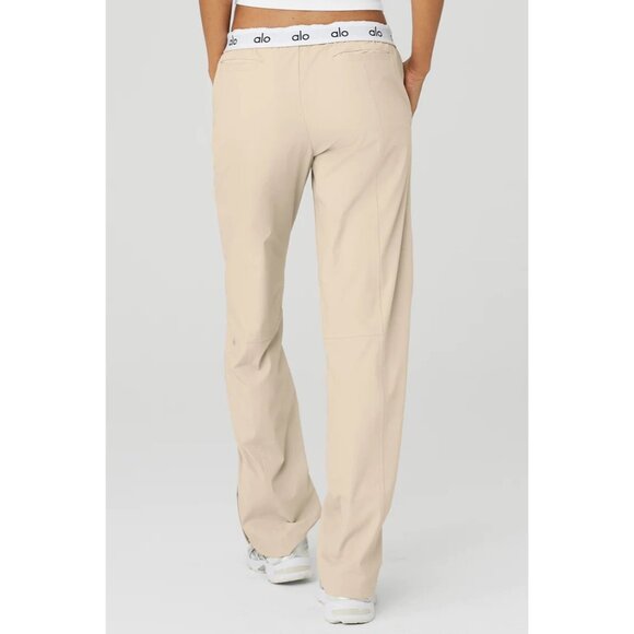 ALO Yoga Flip It Trousers in Macadamia - Picture 3 of 6